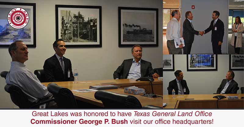 Texas General Land Office Commissioner George P. Bush Visits Great Lakes Headquarters – Oak Brook, IL